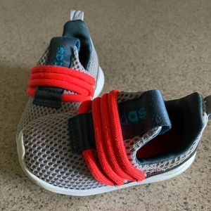 Toddler Adidas pull on sneakers.